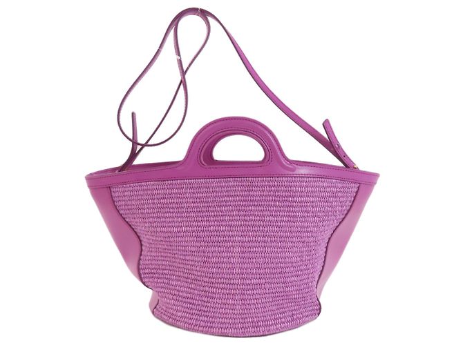 Borsa 2 in 1 Marni Tropicalia Porpora - vista 2