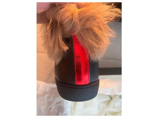 Gucci Ace Bee Fell-Sneaker Schwarz - Ansicht 3