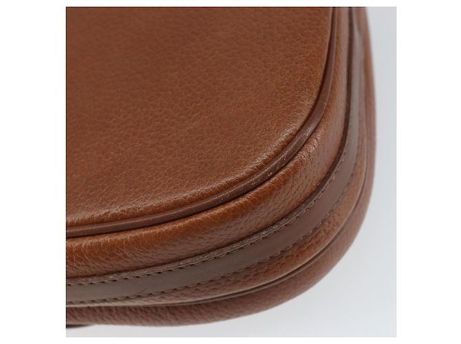 Borsa a Spalla Burberrys in Pelle Marrone Oro Auth 162159 D'oro - vista 13