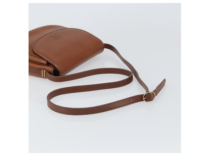 Borsa a Spalla Burberrys in Pelle Marrone Oro Auth 162159 D'oro - vista 7