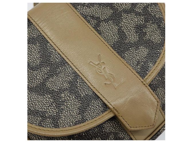 Borsa a Spalla in Pelle Marrone SAINT LAURENT Auth bs32279 - vista 14