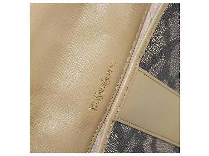 Borsa a Spalla in Pelle Marrone SAINT LAURENT Auth bs32279 - vista 16