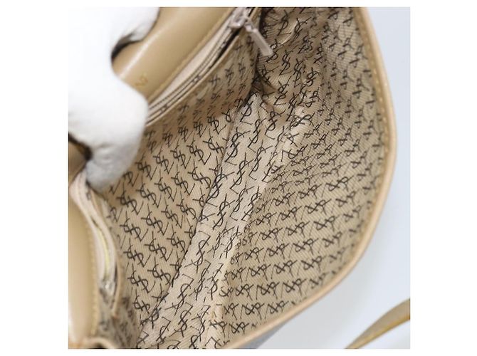 Borsa a Spalla in Pelle Marrone SAINT LAURENT Auth bs32279 - vista 17