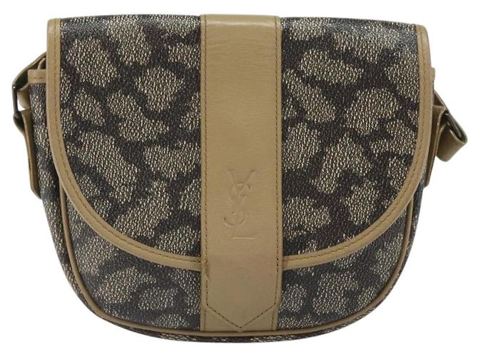 Borsa a Spalla in Pelle Marrone SAINT LAURENT Auth bs32279 - vista 2