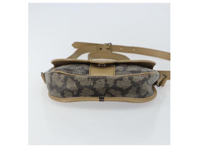 Borsa a Spalla in Pelle Marrone SAINT LAURENT Auth bs32279 - vista 9