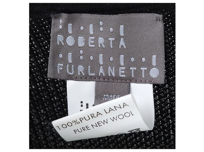 Autre Marque Suéter de punto Roberta Furlanetto Negro - vista 6