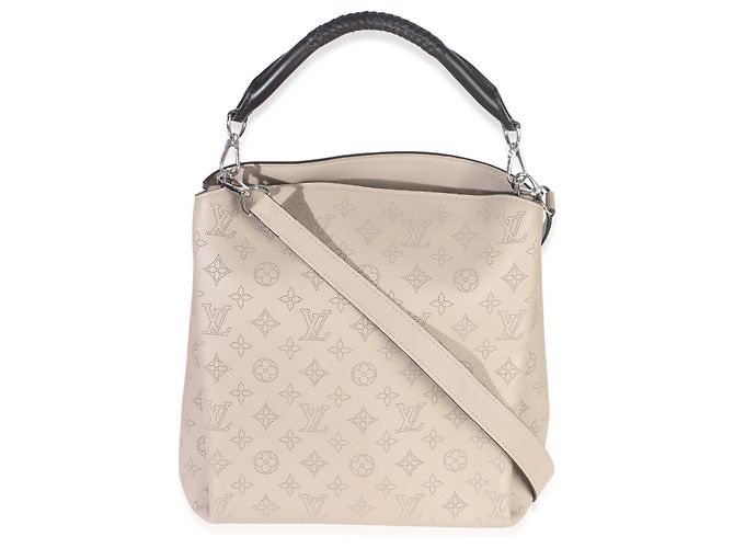 Louis Vuitton Galet Monogram Mahina Babylone con tracolla e manico Marrone - vista 2