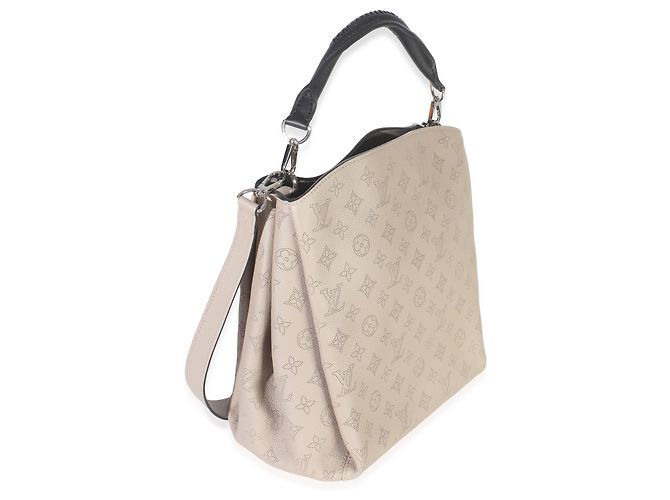 Louis Vuitton Galet Monogram Mahina Babylone con tracolla e manico Marrone - vista 4