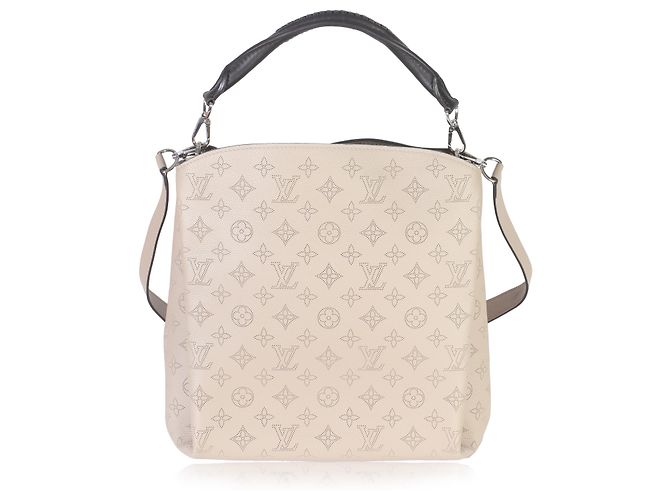 Louis Vuitton Galet Monogram Mahina Babylone con tracolla e manico Marrone - vista 8