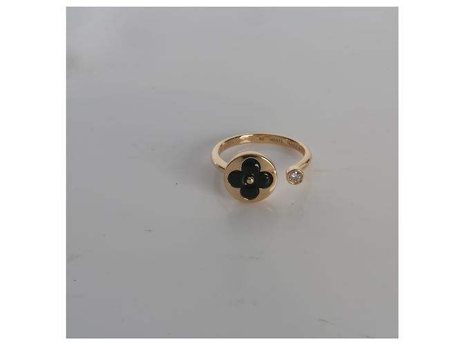 Anello Mini Sun Color Blossom in Onice e Diamanti in Oro Giallo Louis Vuitton - vista 7