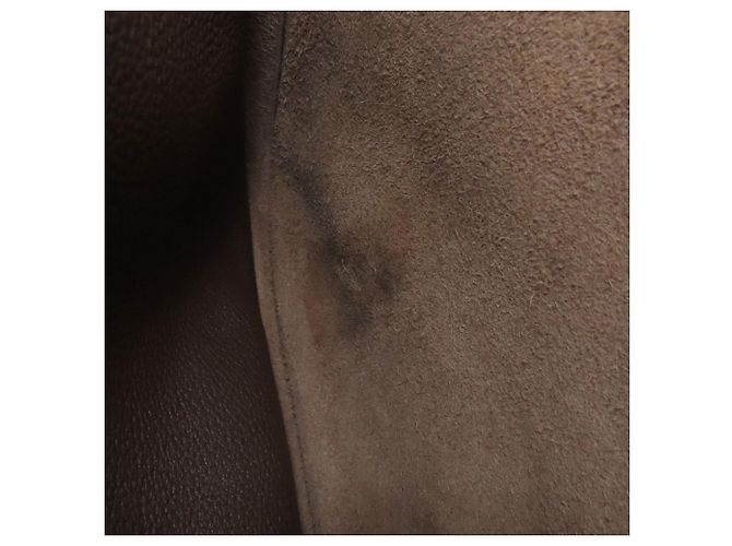 Borsa a Spalla Hermès Evelyne 3 GM Marrone scuro - vista 11