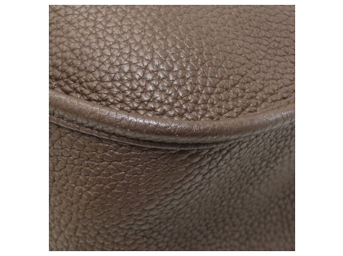 Borsa a Spalla Hermès Evelyne 3 GM Marrone scuro - vista 20