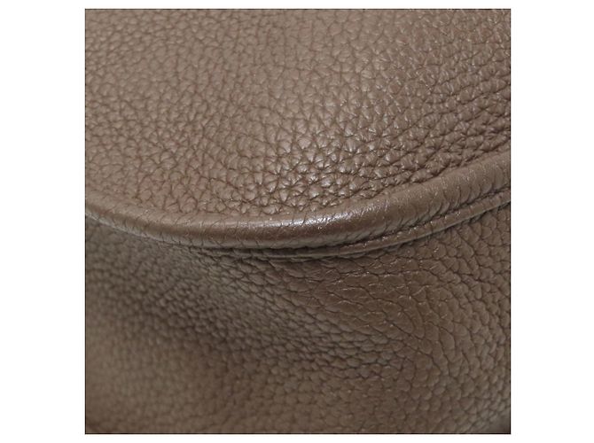 Borsa a Spalla Hermès Evelyne 3 GM Marrone scuro - vista 21