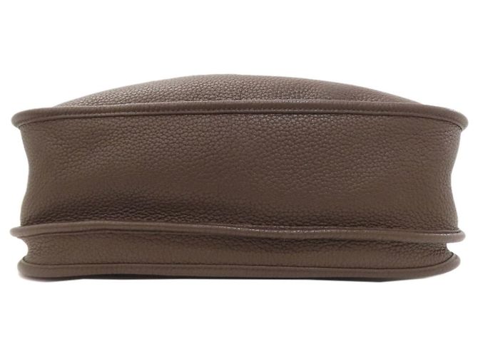 Borsa a Spalla Hermès Evelyne 3 GM Marrone scuro - vista 4