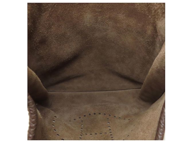 Borsa a Spalla Hermès Evelyne 3 GM Marrone scuro - vista 5