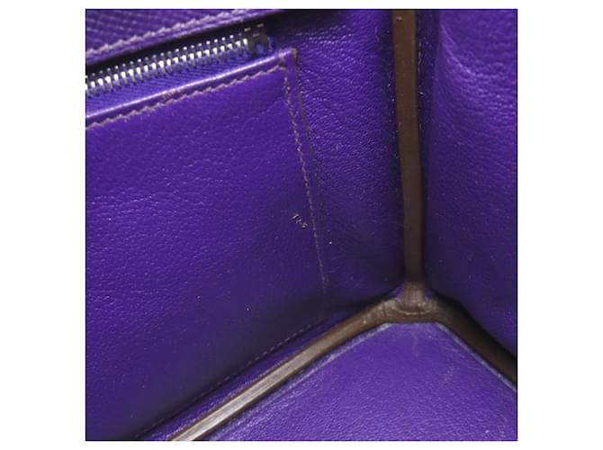 Borsa Hermès Birkin 25 Porpora - vista 12