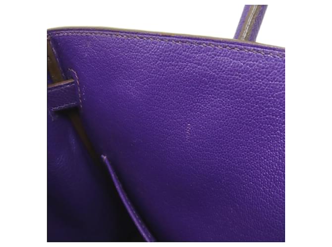 Borsa Hermès Birkin 25 Porpora - vista 13