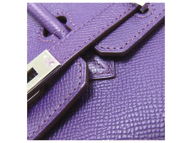 Borsa Hermès Birkin 25 Porpora - vista 23