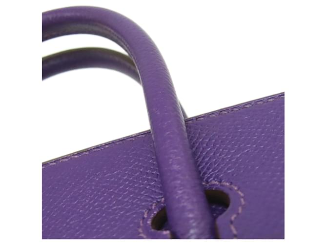 Borsa Hermès Birkin 25 Porpora - vista 27