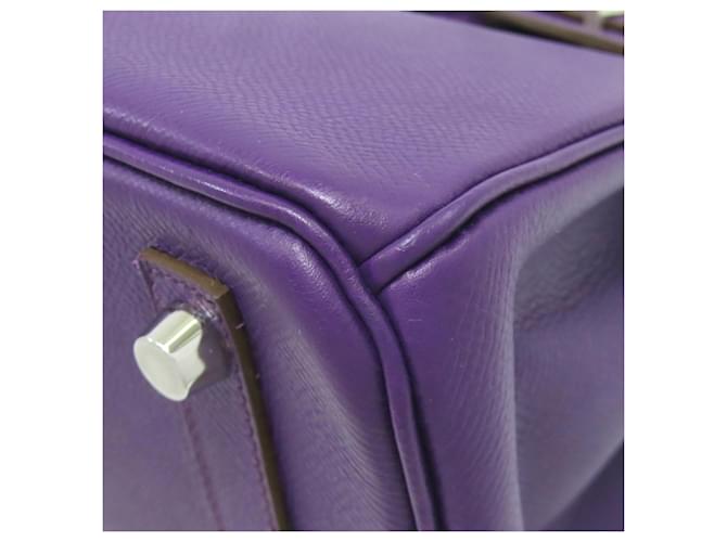 Borsa Hermès Birkin 25 Porpora - vista 28