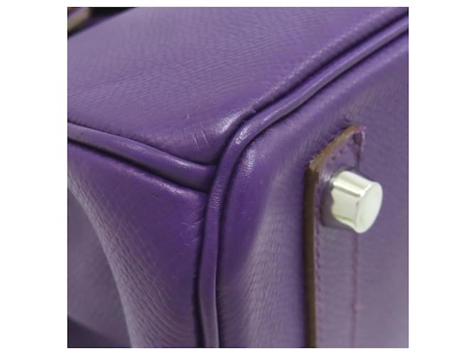 Borsa Hermès Birkin 25 Porpora - vista 29