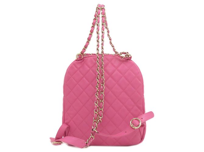 Zaino Matelassé Coco Mark di Chanel Rosa - vista 2