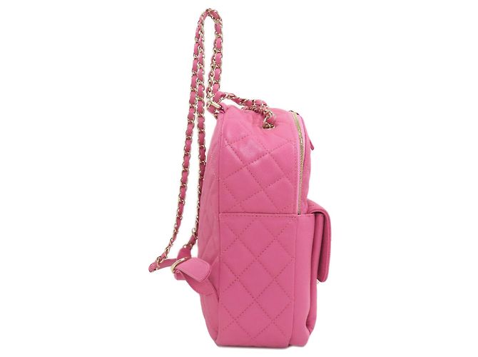 Zaino Matelassé Coco Mark di Chanel Rosa - vista 3