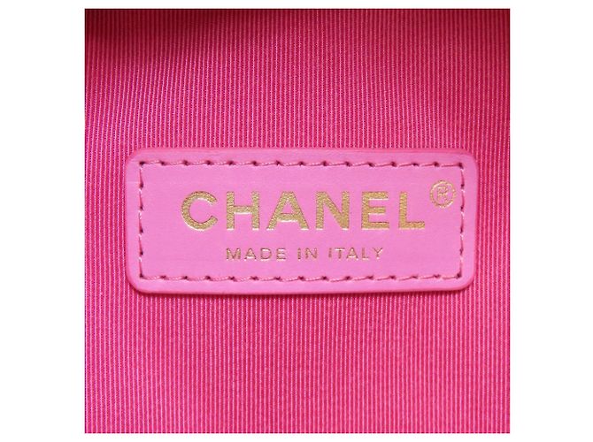 Zaino Matelassé Coco Mark di Chanel Rosa - vista 6