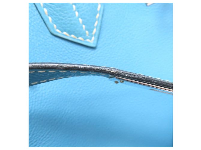 Borsa Hermès Birkin 30 Blue Jean - vista 17