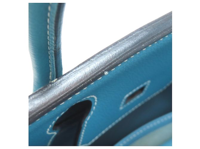 Borsa Hermès Birkin 30 Blue Jean - vista 21