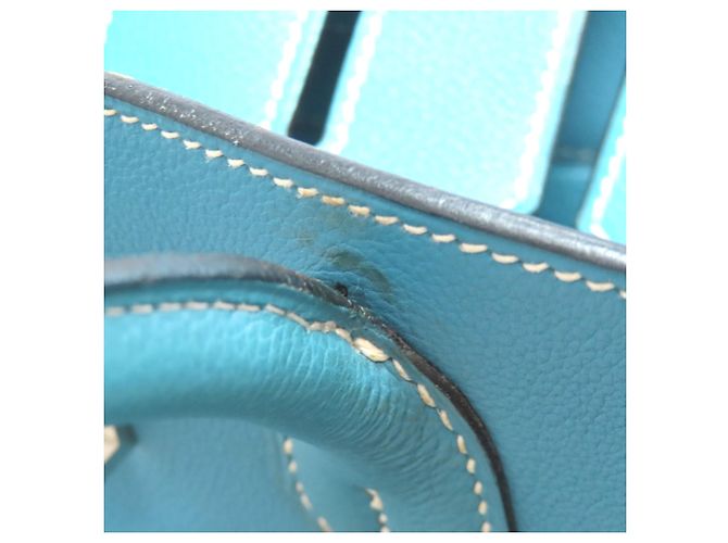 Borsa Hermès Birkin 30 Blue Jean - vista 22