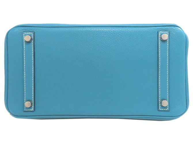 Borsa Hermès Birkin 30 Blue Jean - vista 4