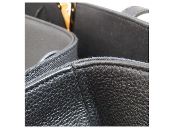 Versace Logo Tote Bag aus Kalbsleder Schwarz - Ansicht 10