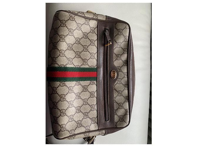 Ophidia Borsa a mano Gucci in pelle marrone - vista 2