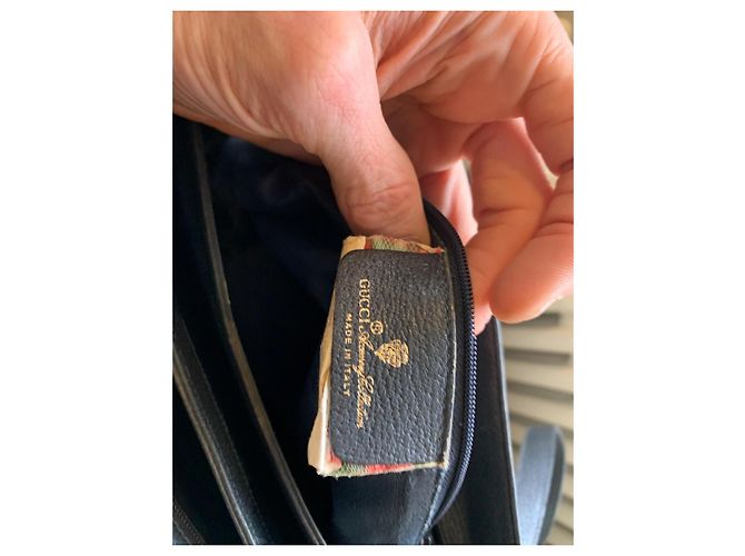 Borsa a mano Gucci in pelle Rossa Blu Crema Rosso Crudo - vista 3