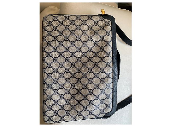 Borsa a mano Gucci in pelle Rossa Blu Crema Rosso Crudo - vista 5