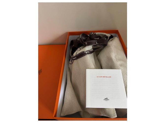 Oran Hermès Sandalen Silber - Ansicht 5