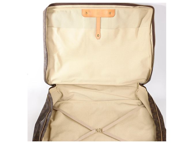 Borsa da viaggio Louis Vuitton Sirius 65 in tela Monogram marrone Beige - vista 13