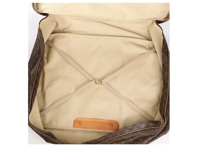 Borsa da viaggio Louis Vuitton Sirius 65 in tela Monogram marrone Beige - vista 14