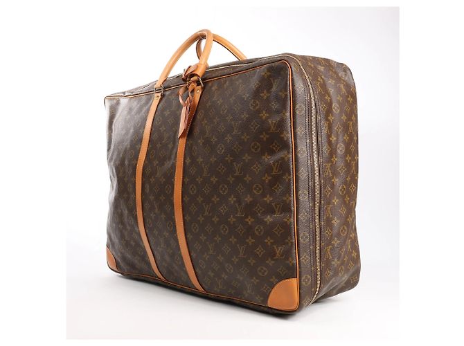 Borsa da viaggio Louis Vuitton Sirius 65 in tela Monogram marrone Beige - vista 2