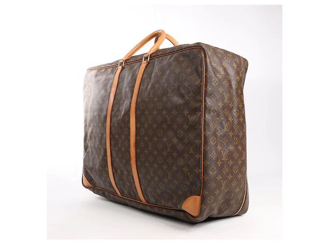 Borsa da viaggio Louis Vuitton Sirius 65 in tela Monogram marrone Beige - vista 3