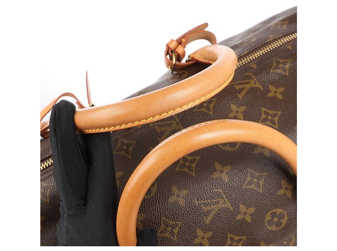 Borsa da viaggio Louis Vuitton Sirius 65 in tela Monogram marrone Beige - vista 5