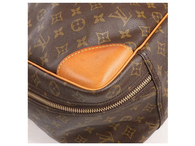 Borsa da viaggio Louis Vuitton Sirius 65 in tela Monogram marrone Beige - vista 8