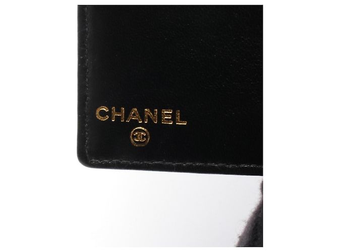 Chanel Coco Mark Bifold Langbörse Schwarz - Ansicht 5