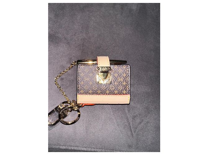 Louis Vuitton Monogram Mini Notebook Charm Braun - Ansicht 7
