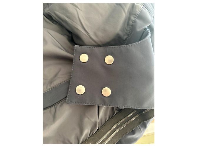 Doudoune pour enfants Dior avec col en fourrure Blanc Bleu foncé - vue 11