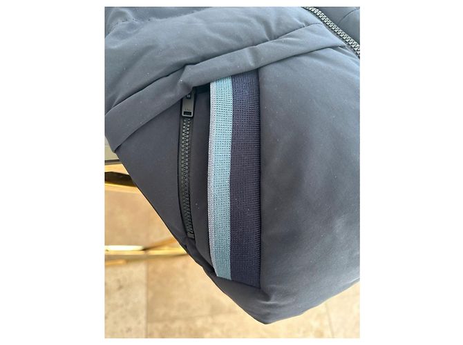 Doudoune pour enfants Dior avec col en fourrure Blanc Bleu foncé - vue 7