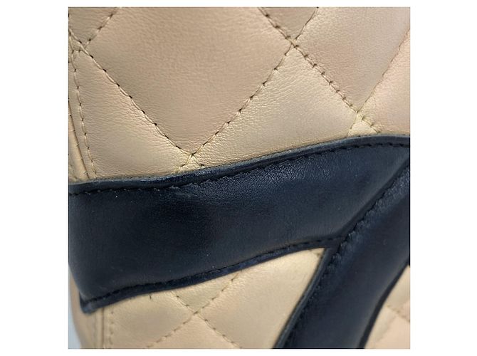 Chanel Cambon Tote Tasche Schwarz Beige - Ansicht 11
