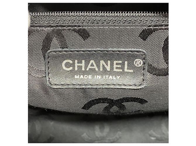 Chanel Cambon Tote Tasche Schwarz Beige - Ansicht 5