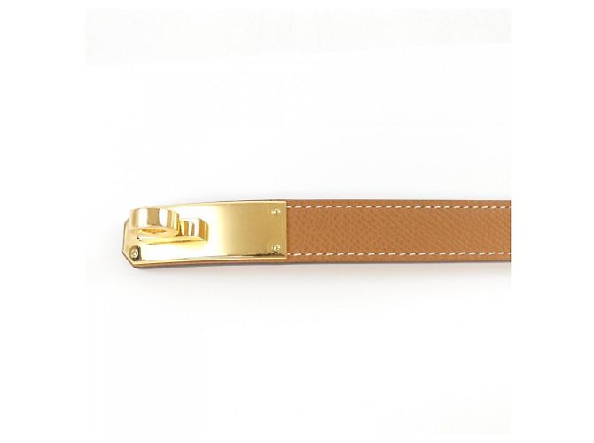 Hermès Kelly 18 mm brauner Standardgürtel - Ansicht 2